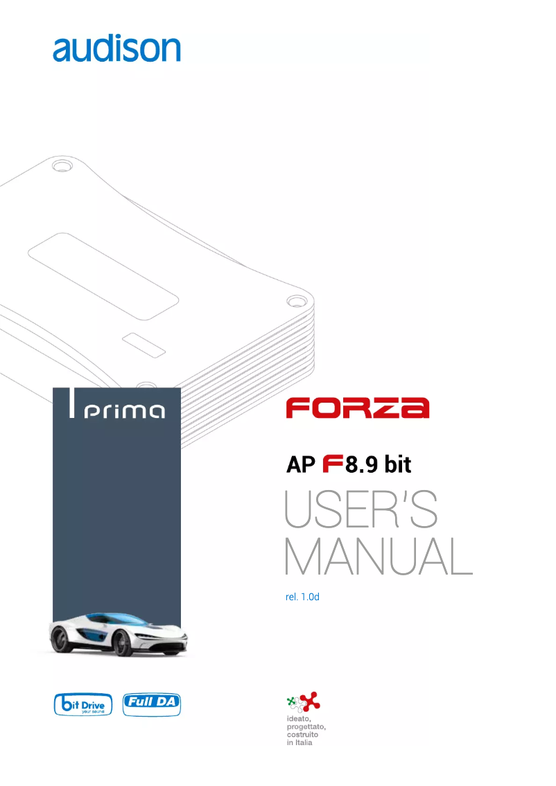 Image de la première page du manuel de l'appareil Prima AP F8.9 bit