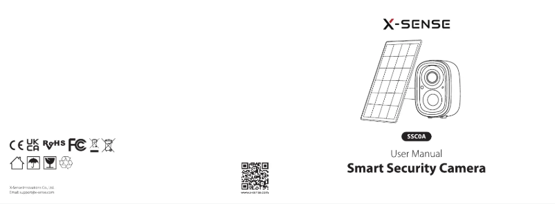 Page 1 de la notice Manuel utilisateur X-Sense SSC0A