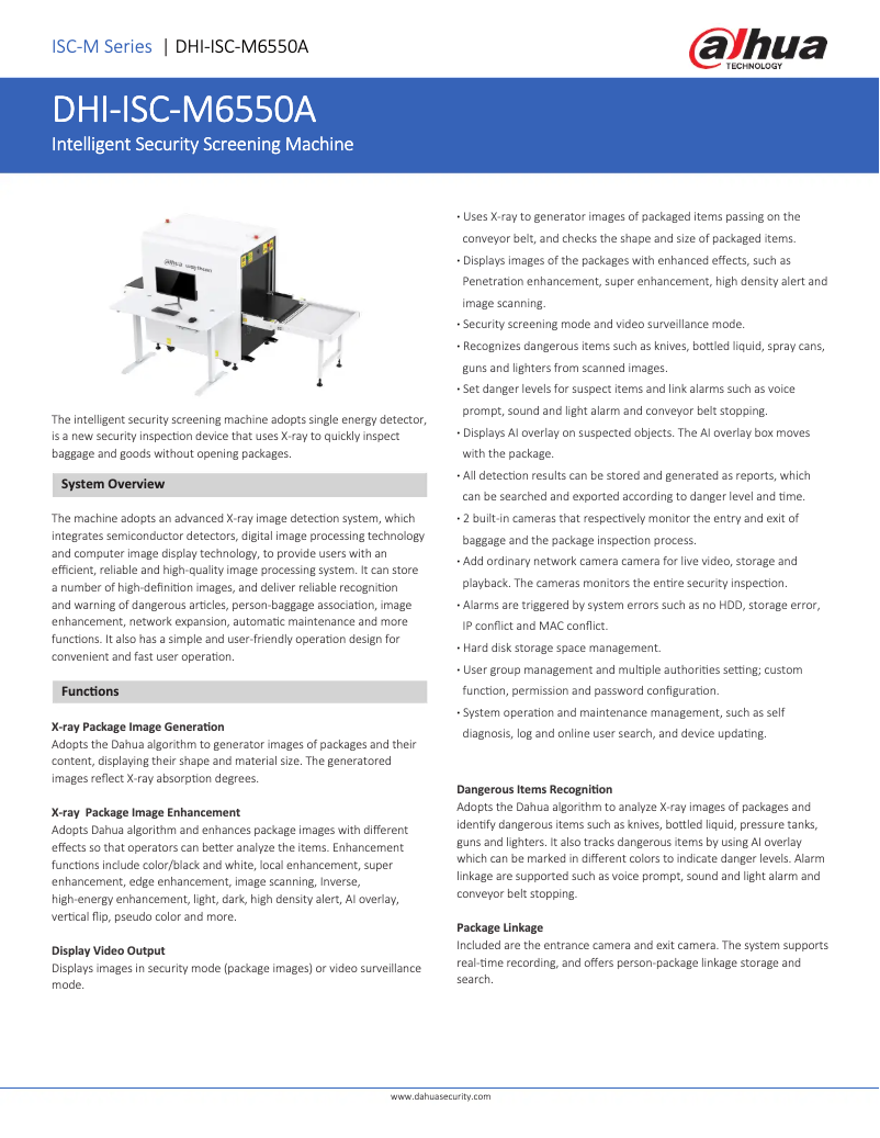 Image de la première page du manuel de l'appareil ISC-M6550A