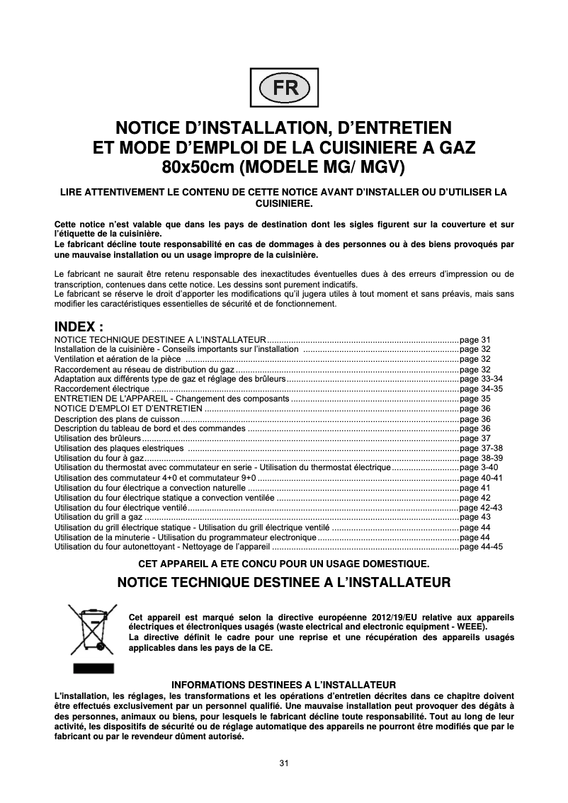 Image de la première page du manuel de l'appareil TU85C21DN