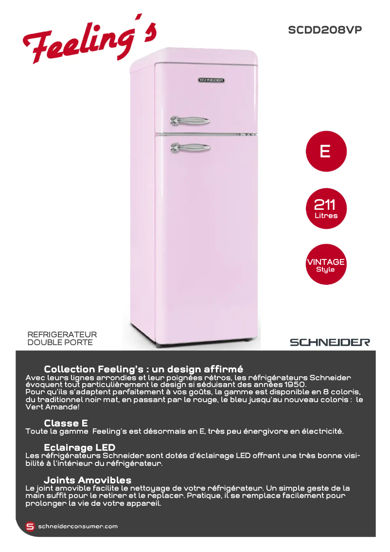 Image de la première page du manuel de l'appareil SCDD208VP