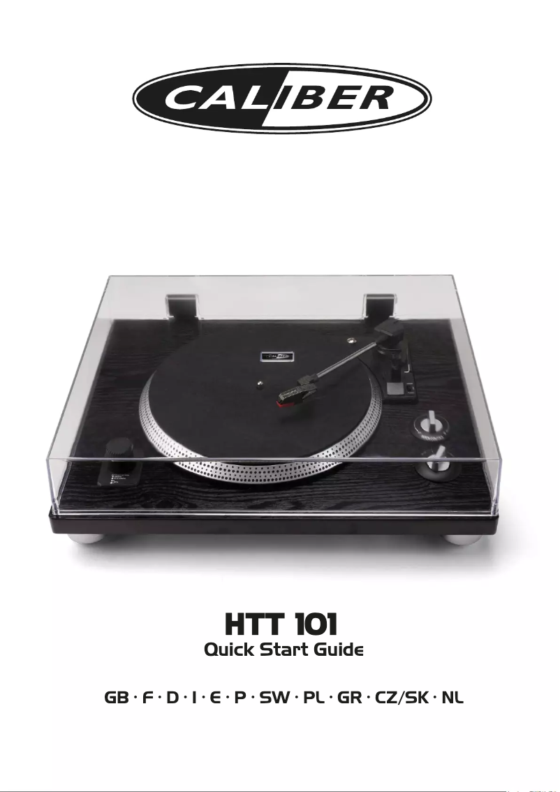 Page 1 de la notice Manuel utilisateur Caliber HTT 101