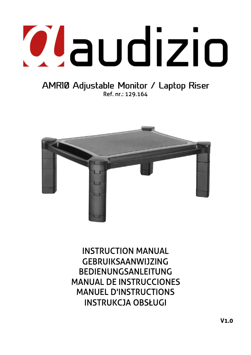 Image de la première page du manuel de l'appareil AMR10