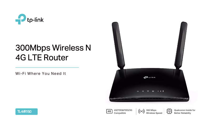 Página 1 del manual Ficha técnica TP-Link TL-MR150