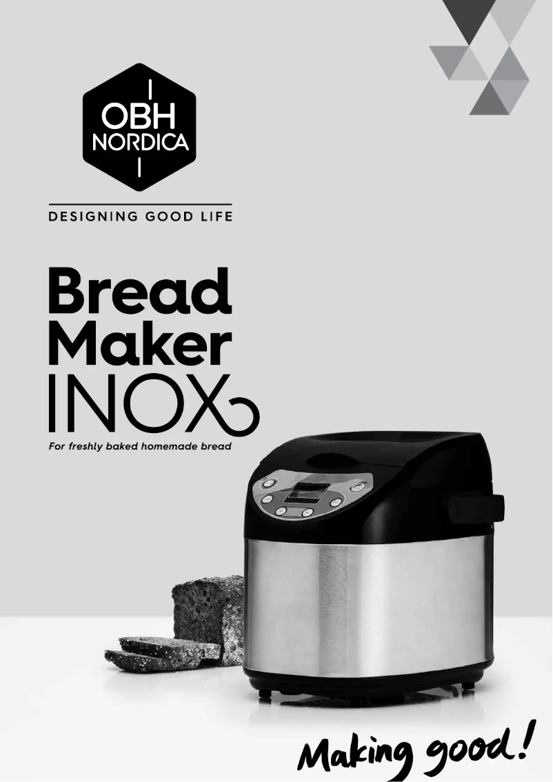 Página 1 del manual Manual de usuario OBH Nordica Inox