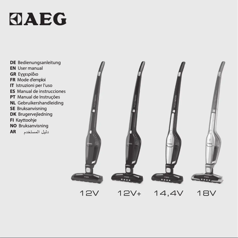 Página 1 del manual Manual de usuario AEG Ergorapido AG3003