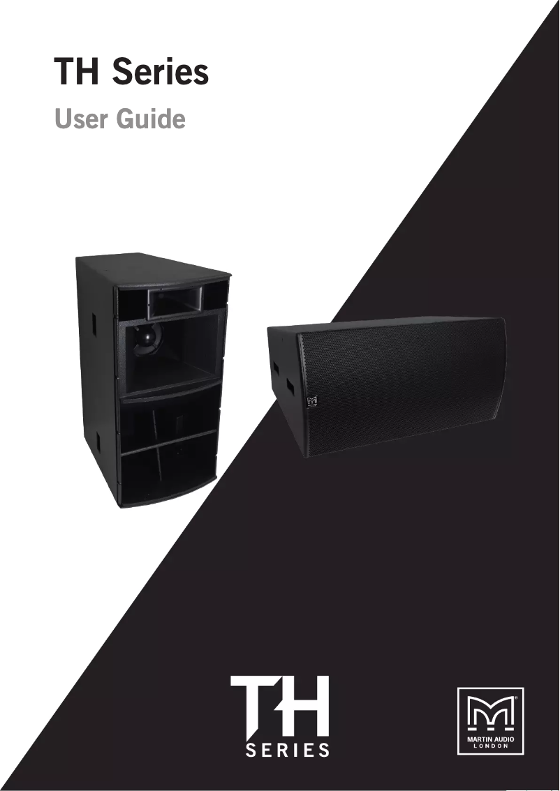 Page 1 de la notice Manuel utilisateur Martin Audio THS