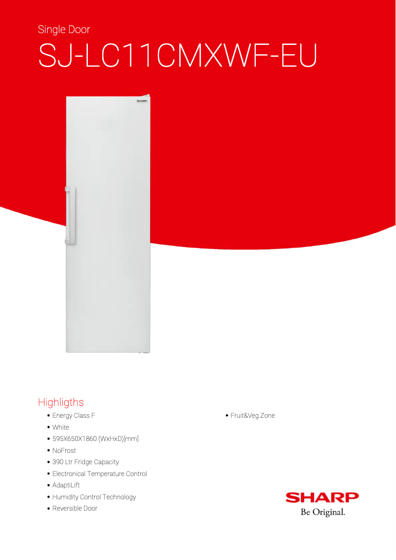 Image de la première page du manuel de l'appareil SJ-LC11CMXWF-EU