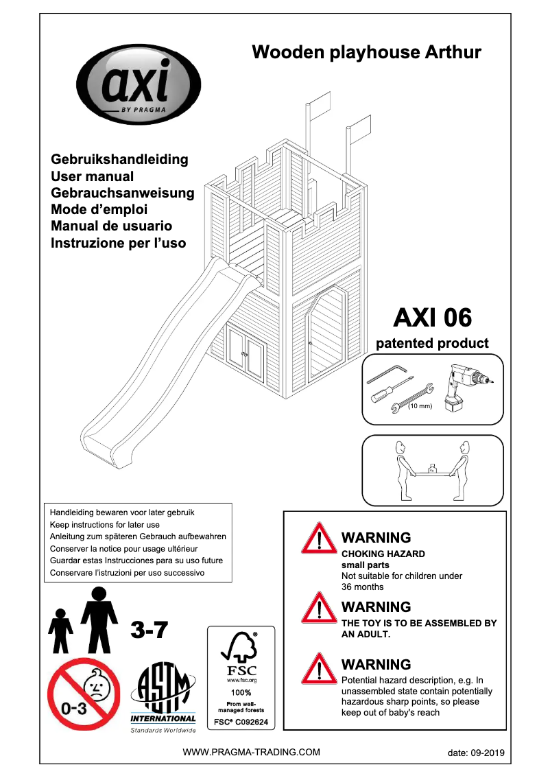 Image de la première page du manuel de l'appareil Arthur