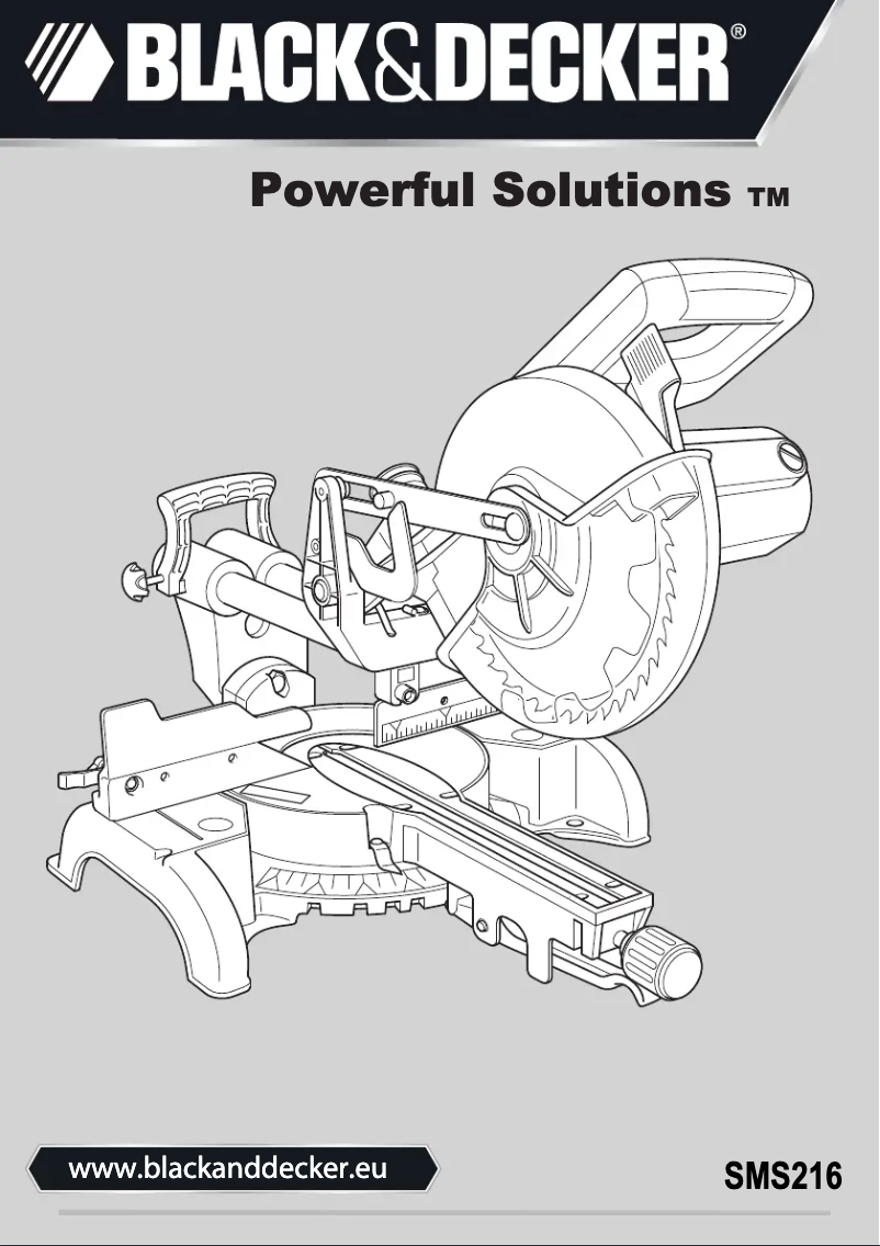 Image de la première page du manuel de l'appareil SMS216