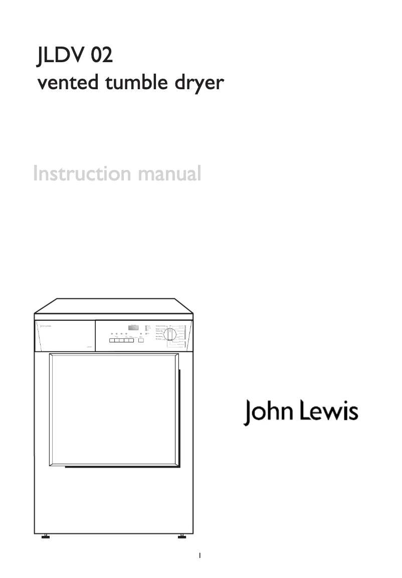Página 1 del manual Manual de usuario John Lewis JLDV 02