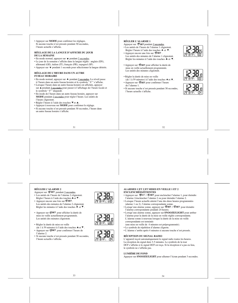 Page n°1 - Manuel utilisateur Cresta RC380