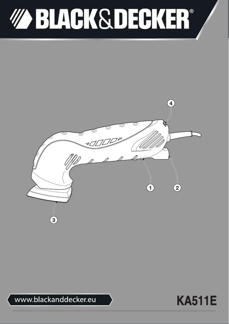 Page 1 de la notice Manuel utilisateur Black & Decker KA511EKA