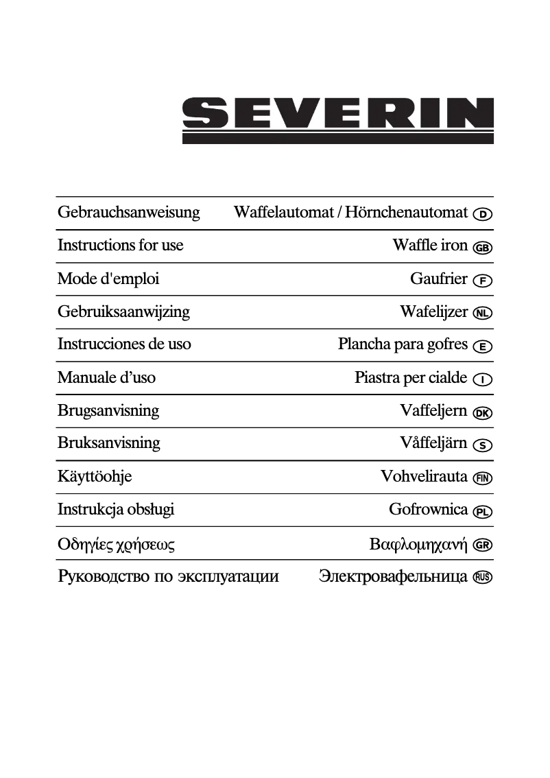 Image de la première page du manuel de l'appareil WA 2120