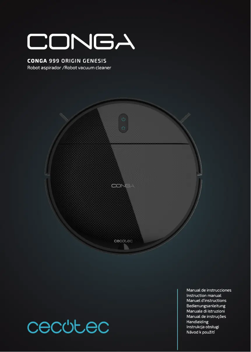 Página 1 del manual Manual de usuario Cecotec Conga 999 Origin Genesis