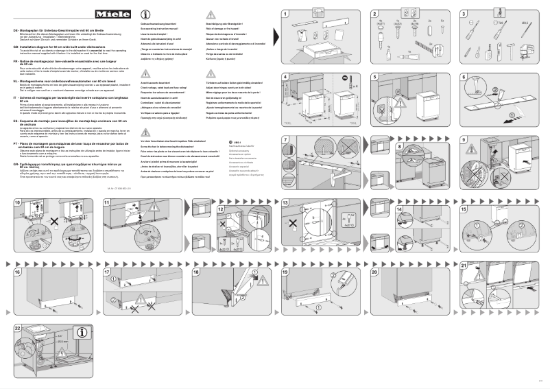 Page 1 de la notice Manuel utilisateur Miele G 1235 SC