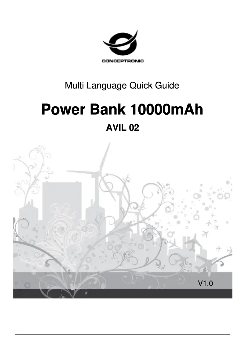 Page n°1 - Manuel utilisateur Conceptronic AVIL02B