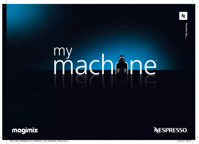 Image de la première page du manuel de l'appareil Nespresso M100 Automatic