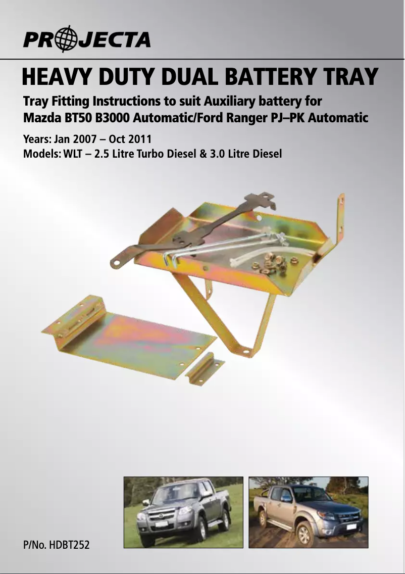 Page 1 de la notice Manuel utilisateur Projecta HDBT252