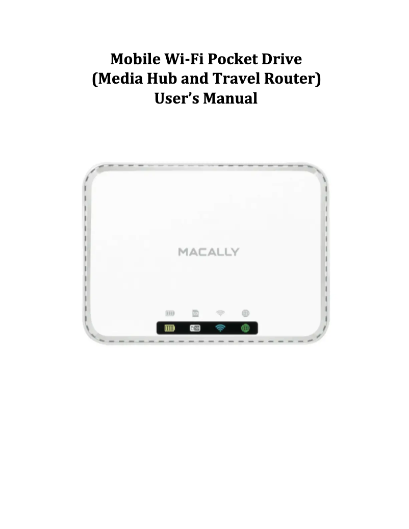 Image de la première page du manuel de l'appareil WIFISD2