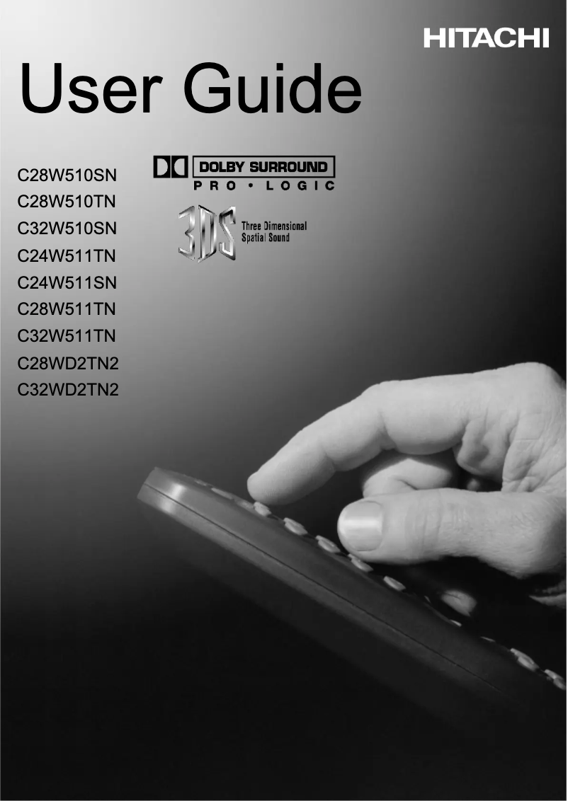 Image de la première page du manuel de l'appareil C24W511TN