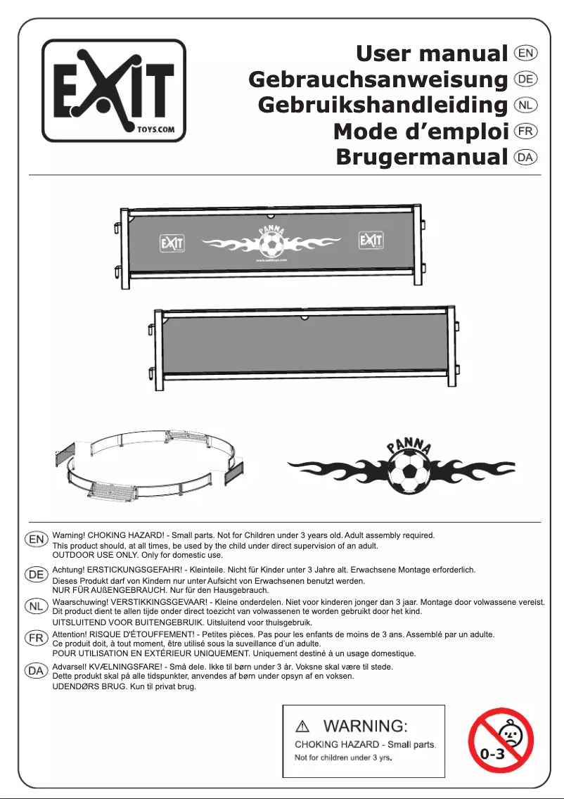 Image de la première page du manuel de l'appareil Panna-Field Extension Kit