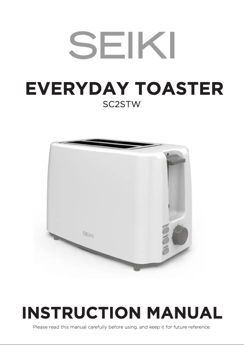 Page n°1 - Manuel utilisateur Seiki SC2STW