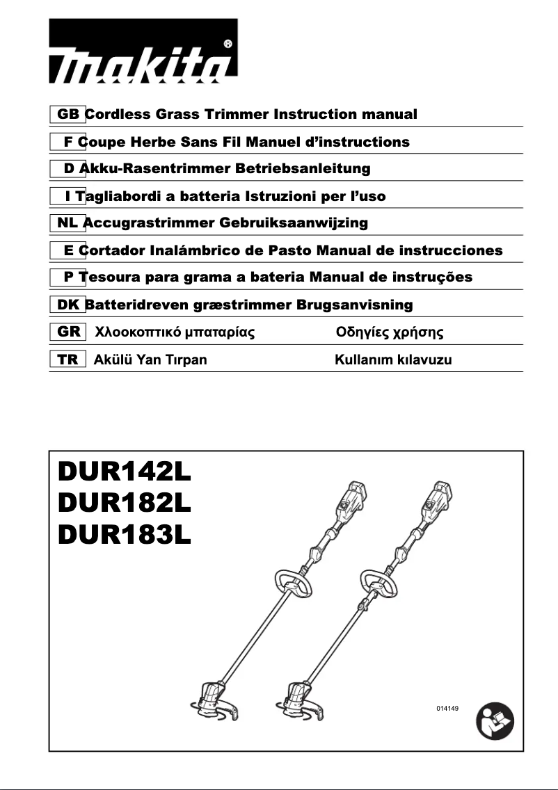 Page 1 de la notice Manuel utilisateur Makita DUR183L