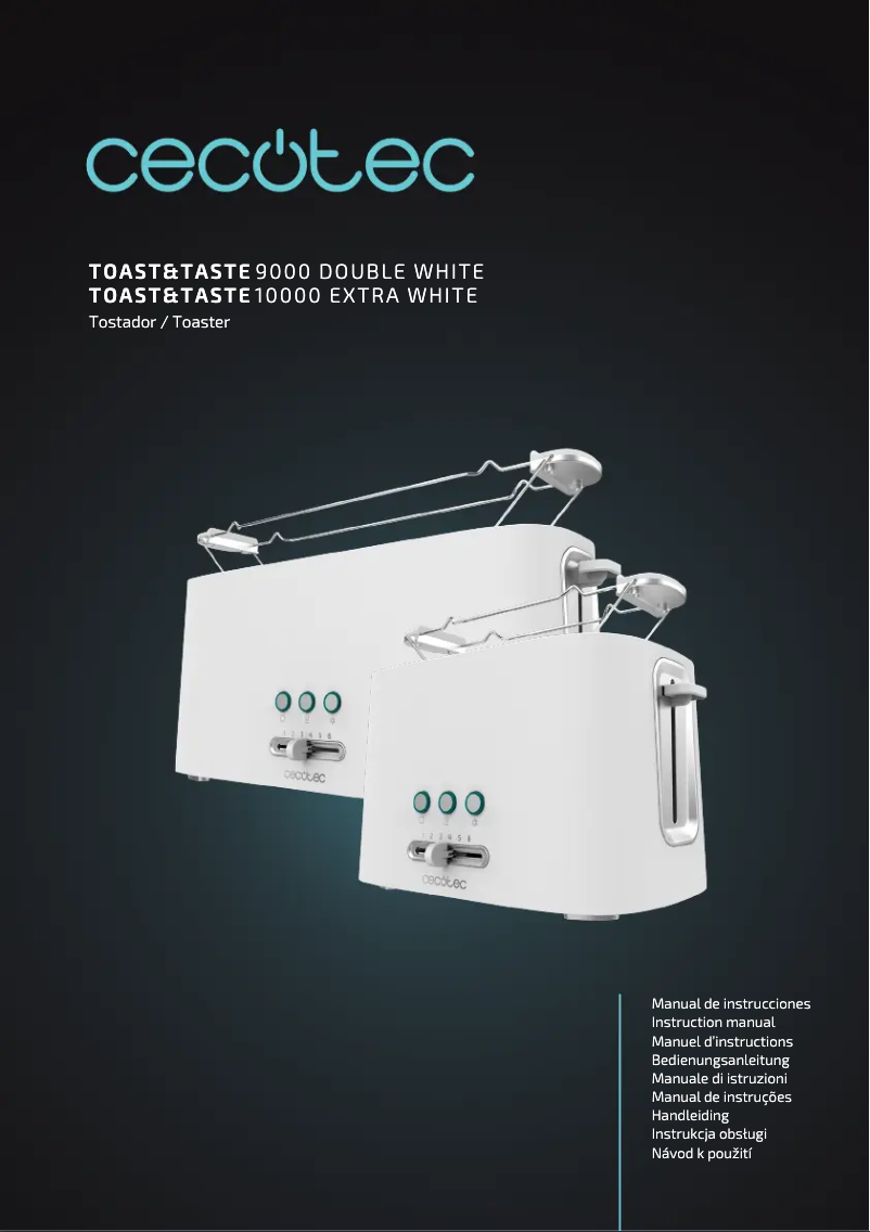 Image de la première page du manuel de l'appareil Toast&Taste 10000 Extra