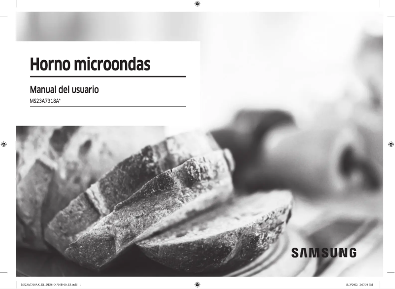 Página 1 del manual Manual de usuario Samsung MS23A7318AK