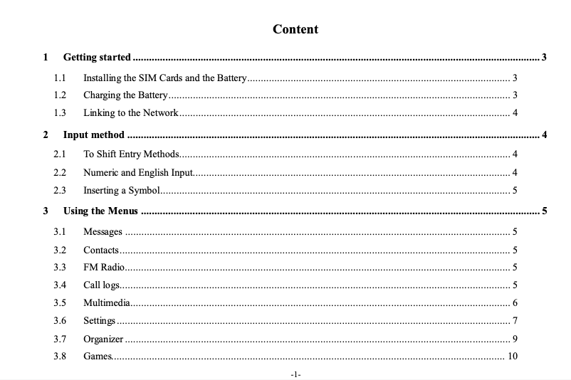Page 1 de la notice Manuel utilisateur BLU Tank T190I