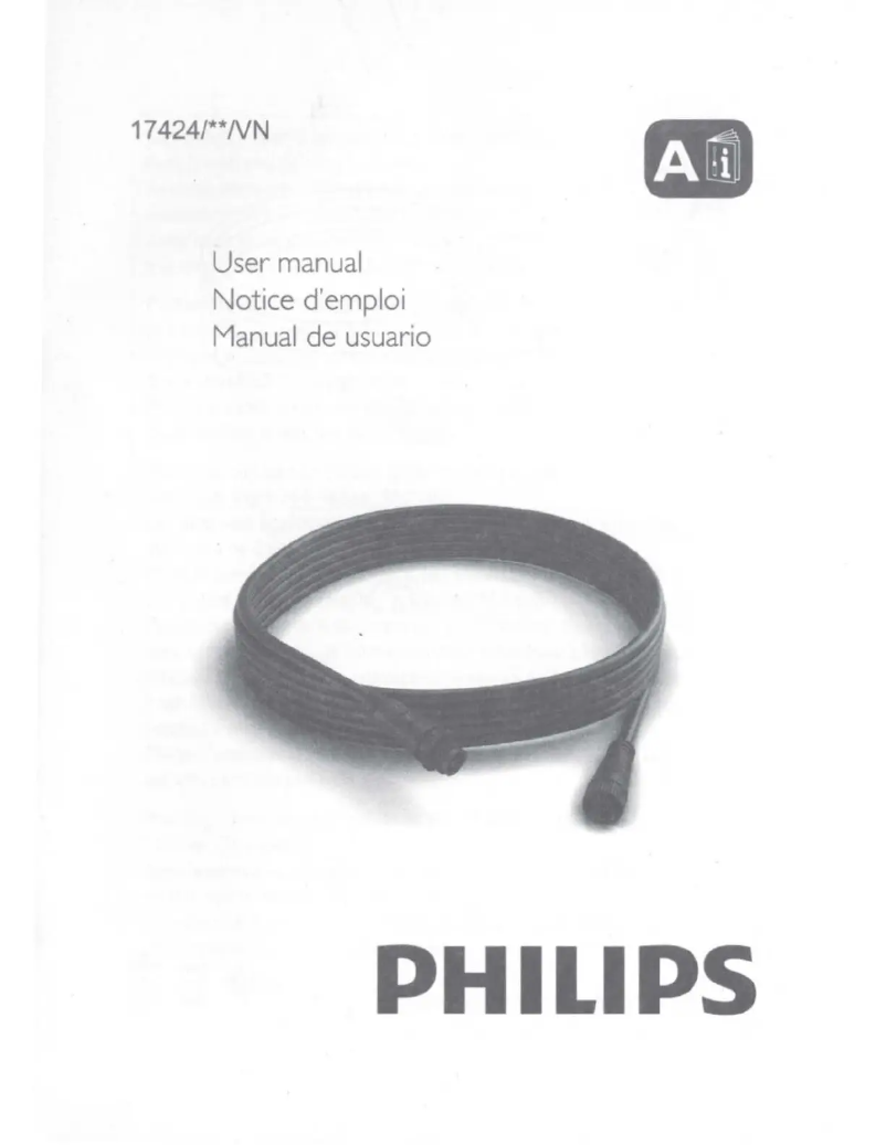 Page 1 of the manual User Manual Philips Hue Outdoor