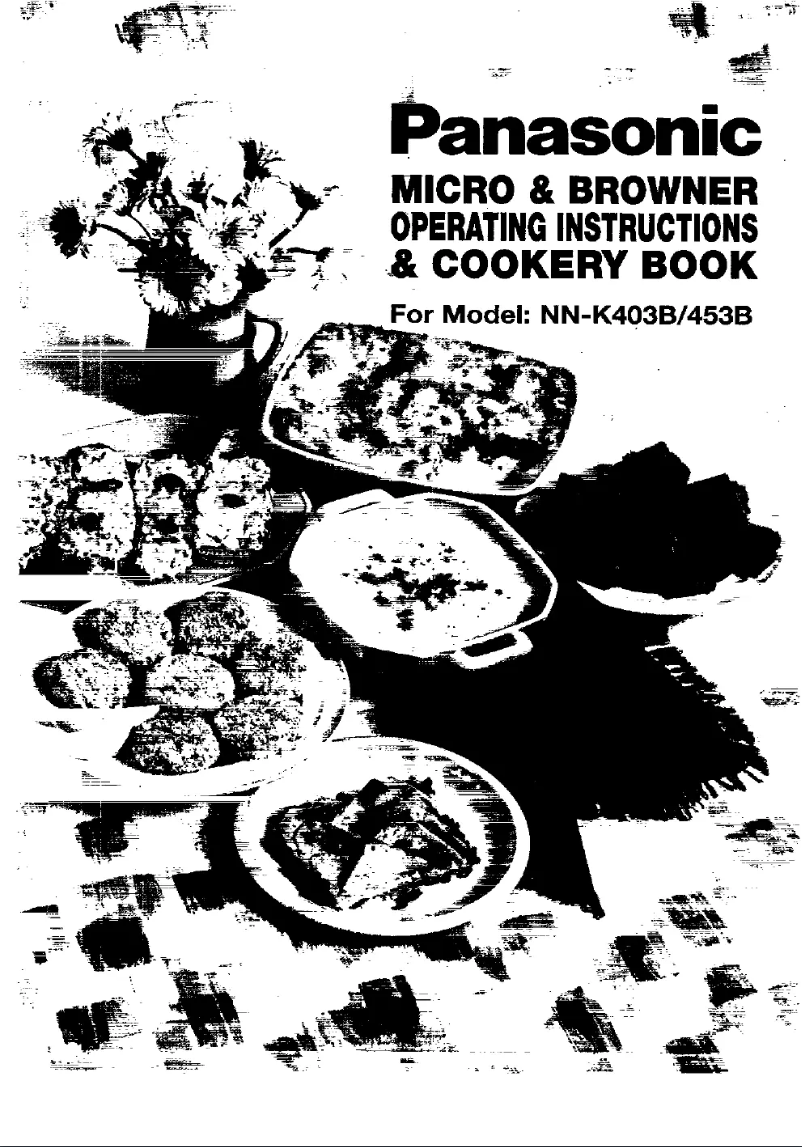 Página 1 del manual Manual de usuario Panasonic NN-K453
