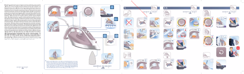 Image de la première page du manuel de l'appareil Easygliss Plus FV5718