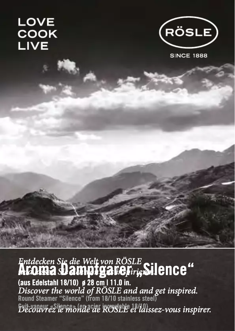 Page n°1 - Manuel utilisateur Rösle 91373