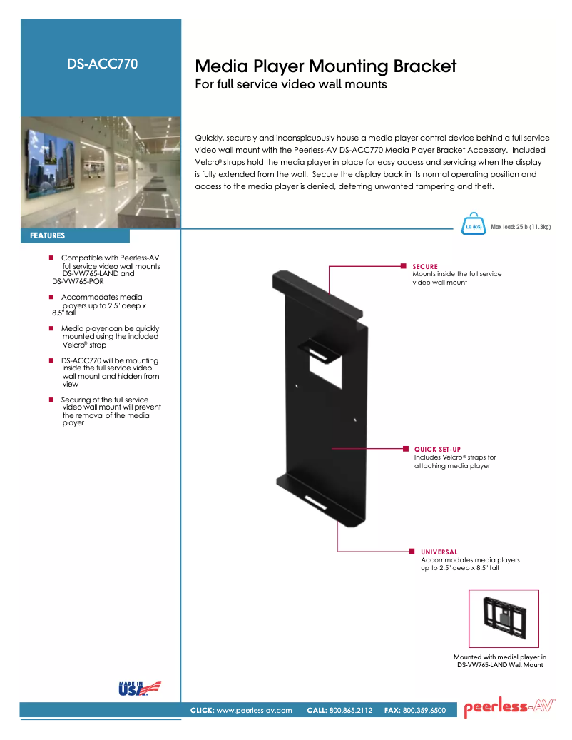 Image de la première page du manuel de l'appareil DS-ACC770