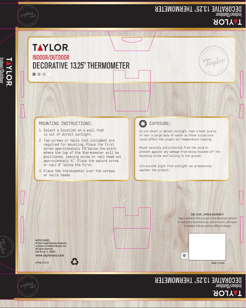 Página 1 del manual Manual de usuario Taylor 6714