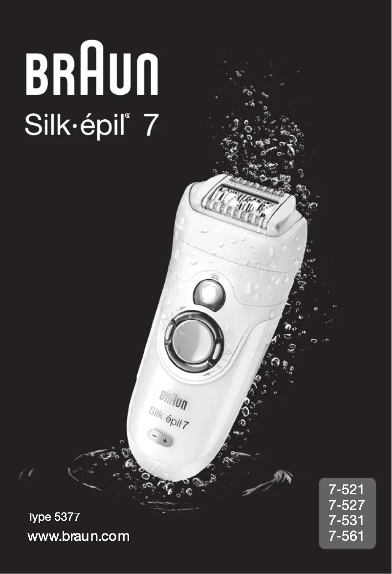 Page n°1 - Manuel utilisateur Braun Silk-épil 7 Music edition