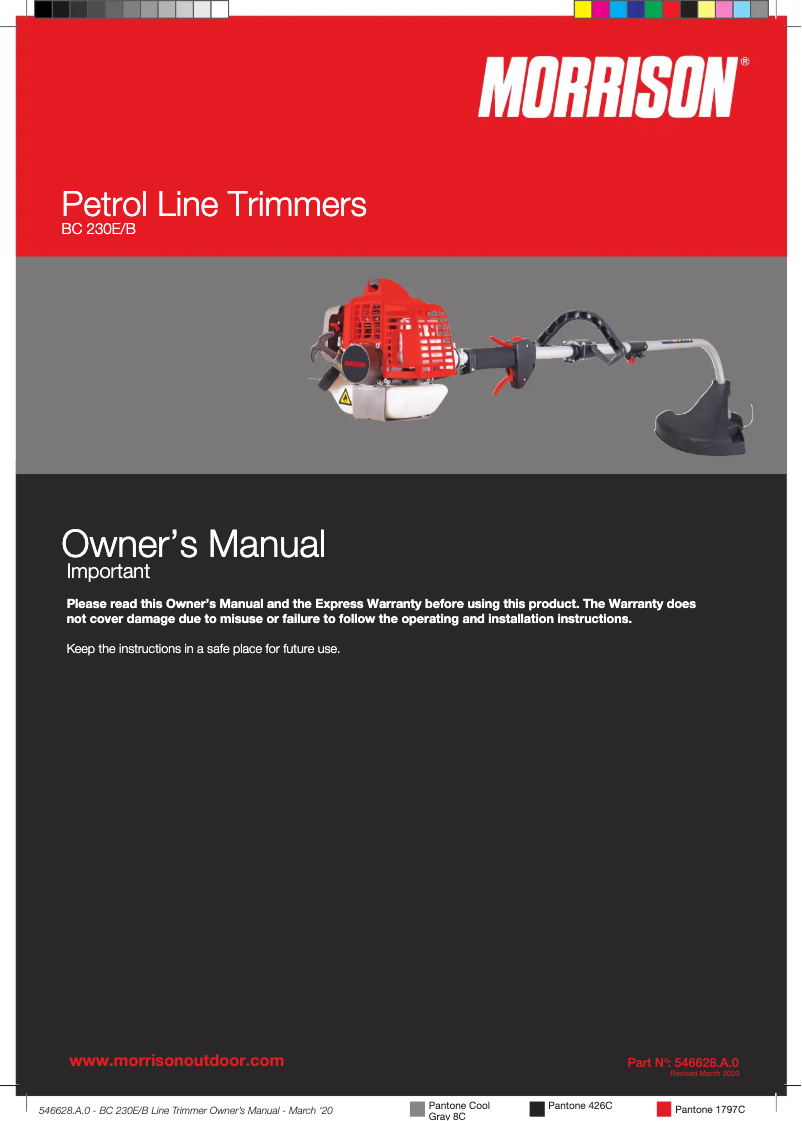 Image de la première page du manuel de l'appareil BC 230E/B