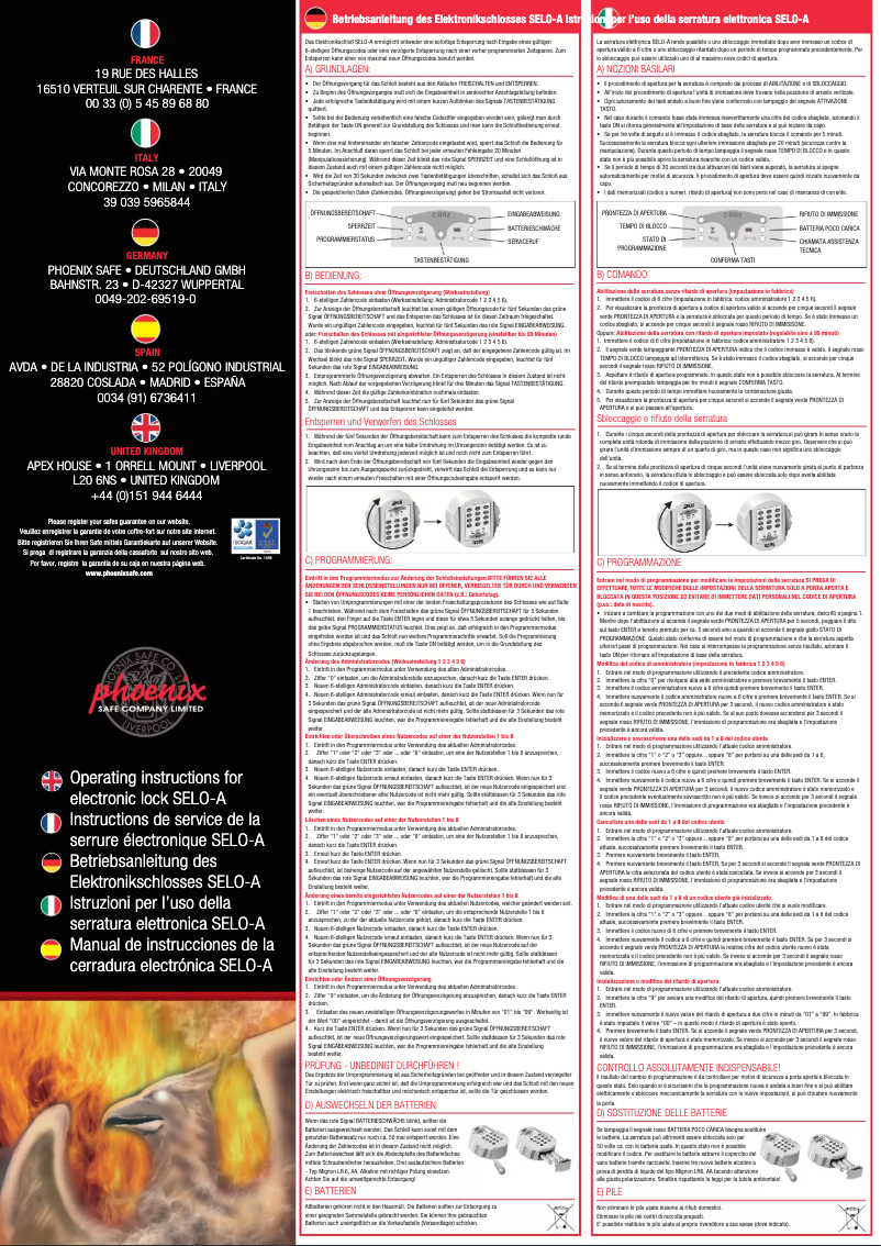 Image de la première page du manuel de l'appareil Diamond HS1092KD