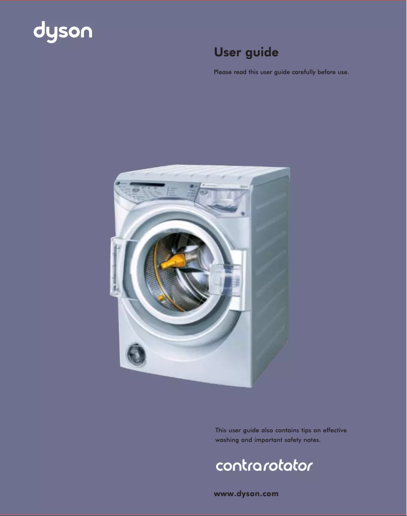 Image de la première page du manuel de l'appareil CR02 Allergy