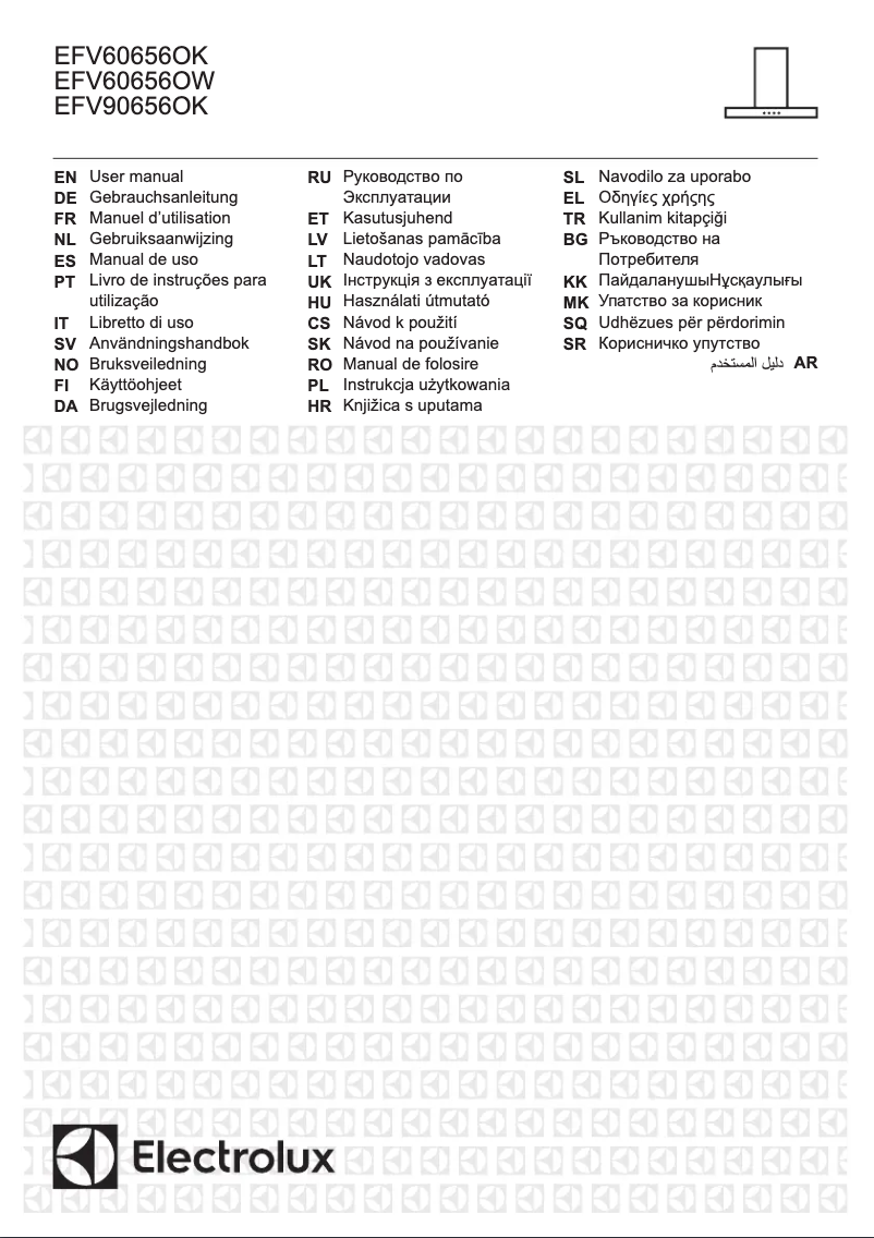 Page 1 de la notice Manuel utilisateur Electrolux EFV90656OK