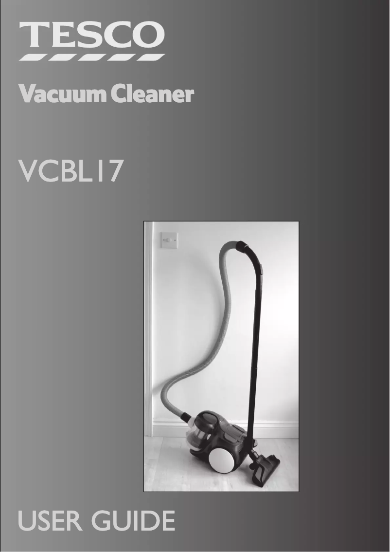 Page n°1 - Manuel utilisateur Tesco VCBL17