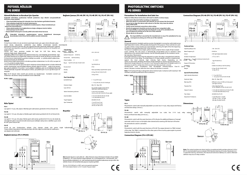 Page 1 de la notice Guide d'installation ENTES FG-4T