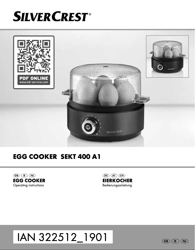 Image de la première page du manuel de l'appareil SEKT 400 A1