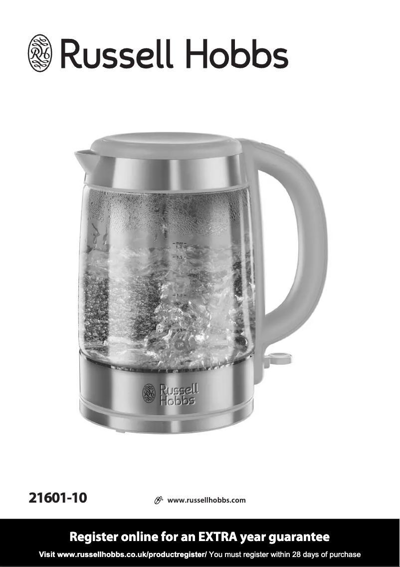 Página 1 del manual Manual de usuario Russell Hobbs Illuminating 21601