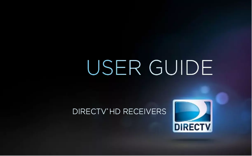 Page 1 de la notice Manuel utilisateur DirecTV H25