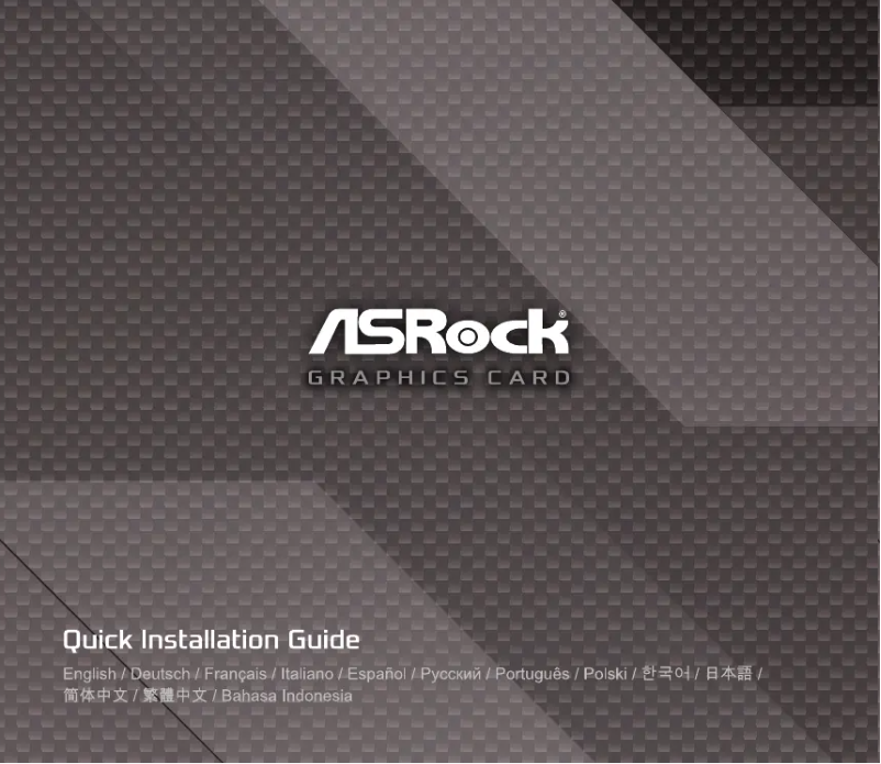 Página 1 del manual Manual de usuario Asrock Radeon RX 6700 XT Challenger D 12GB OC