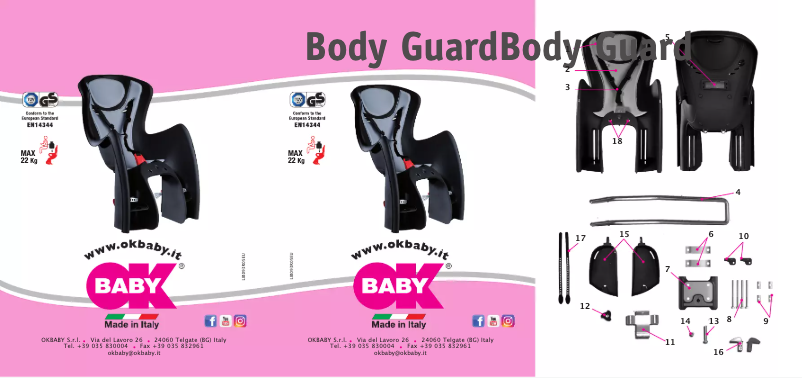 Página 1 del manual Manual de usuario OKBABY Body Guard