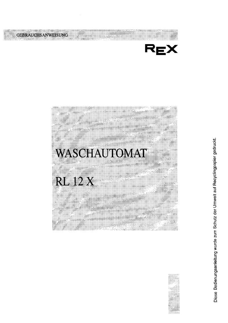 Image de la première page du manuel de l'appareil RL12X
